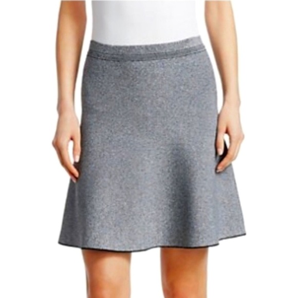 Theory Marl flare skirt gray pull on - Picture 1 of 9